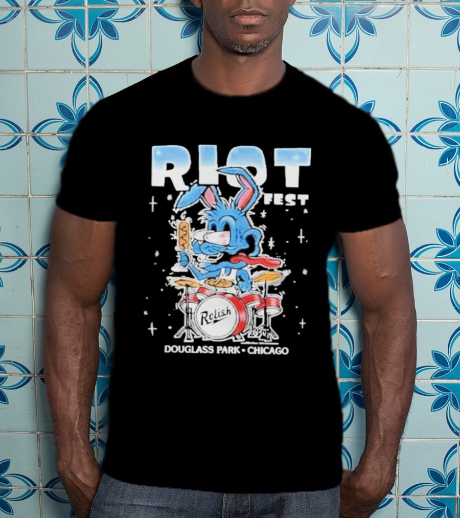 Riot Festival 2026 Douglass Park Chicago Relish Event T-Shirt