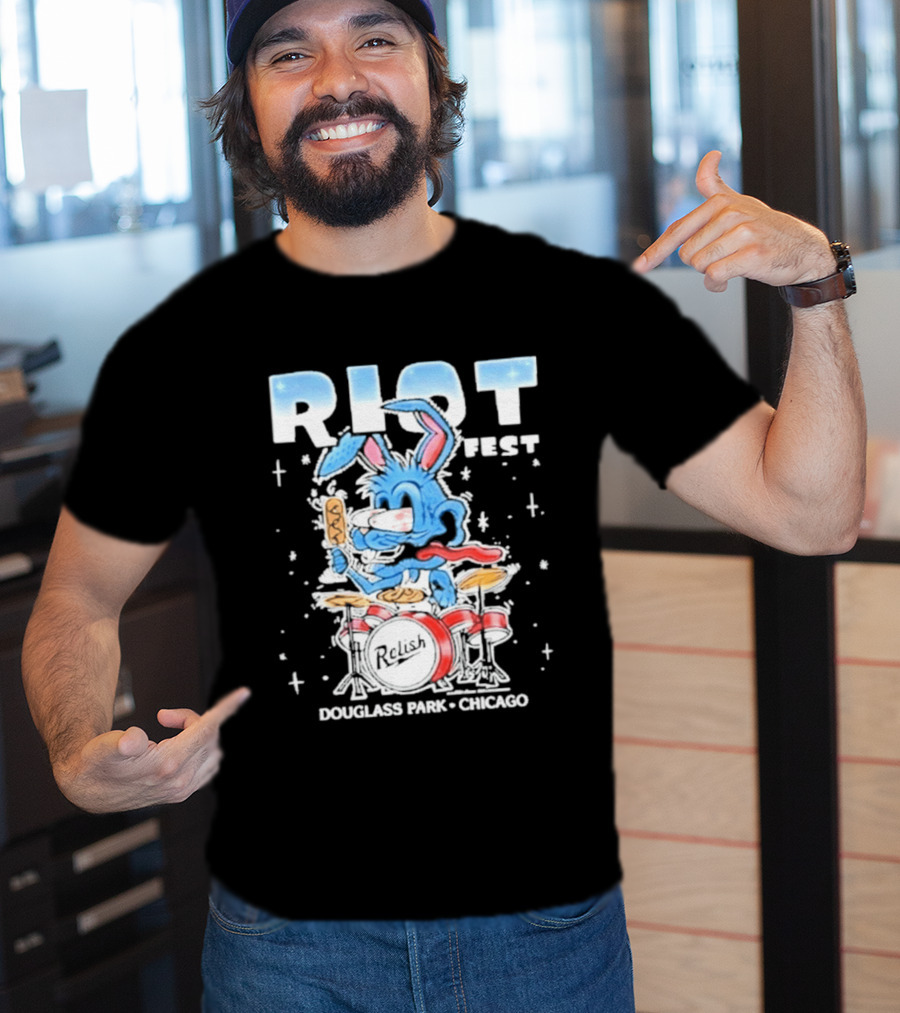 Riot Festival 2026 Douglass Park Chicago Relish Event T-Shirt