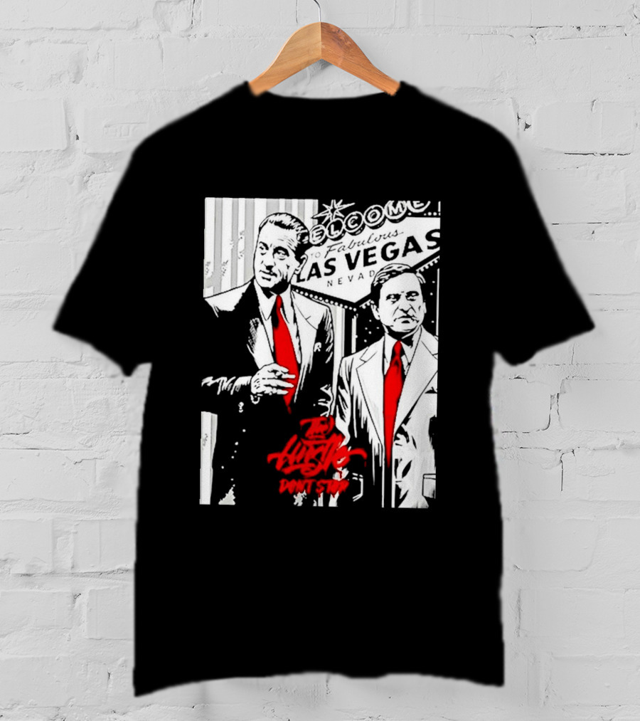 Las Vegas Casino Mobsters Red Tie T-Shirt