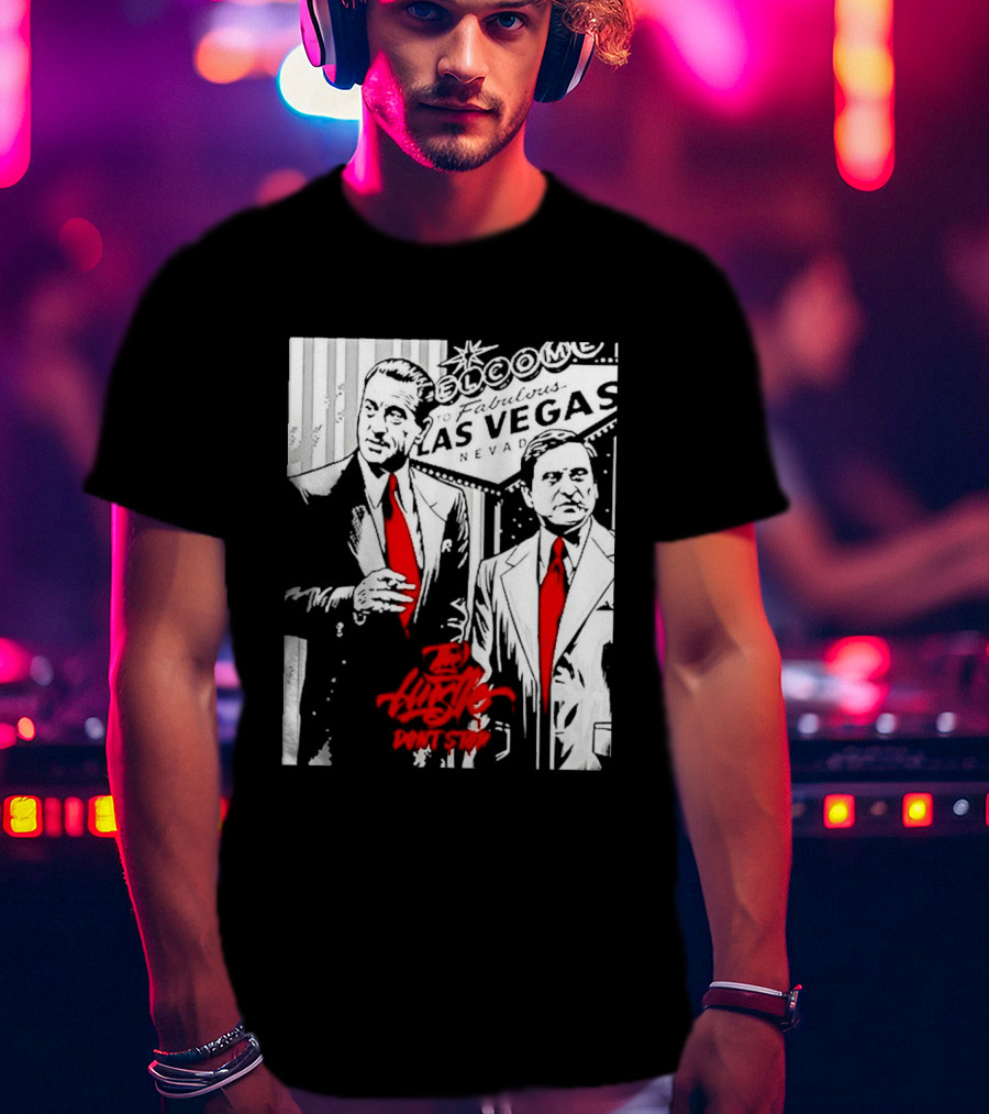 Las Vegas Casino Mobsters Red Tie T-Shirt