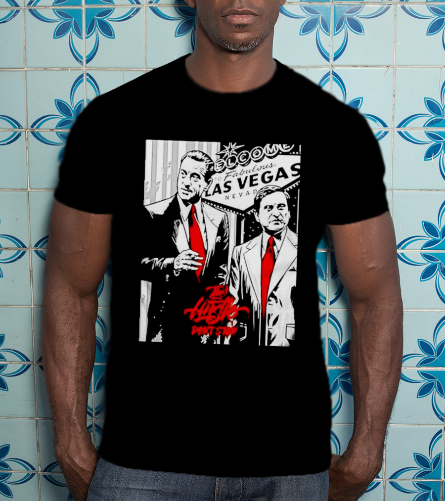Las Vegas Casino Mobsters Red Tie T-Shirt
