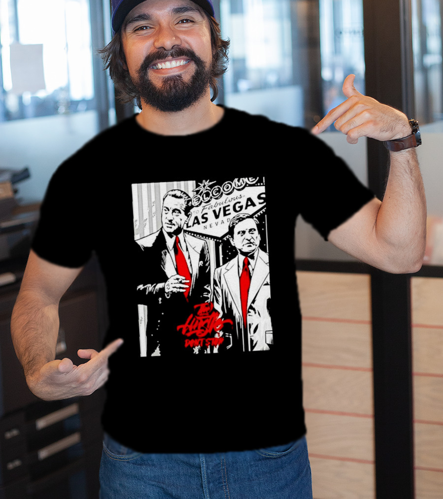 Las Vegas Casino Mobsters Red Tie T-Shirt