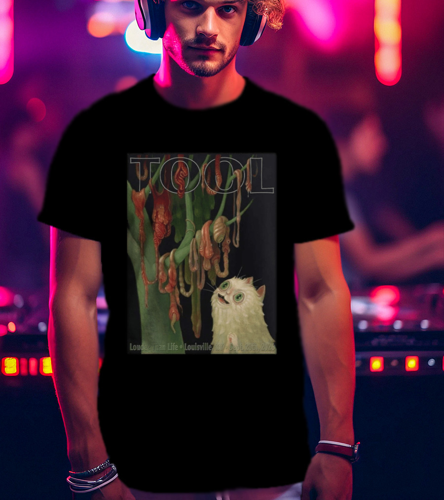 TOOL Louder Than Life Louisville KY Sept 20 2026 Cat T-Shirt
