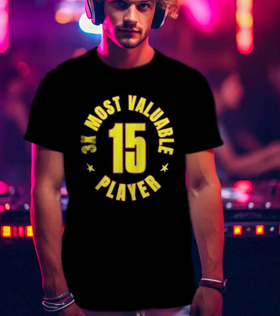 3X Most Valuable Player 15 Stars T-Shirt