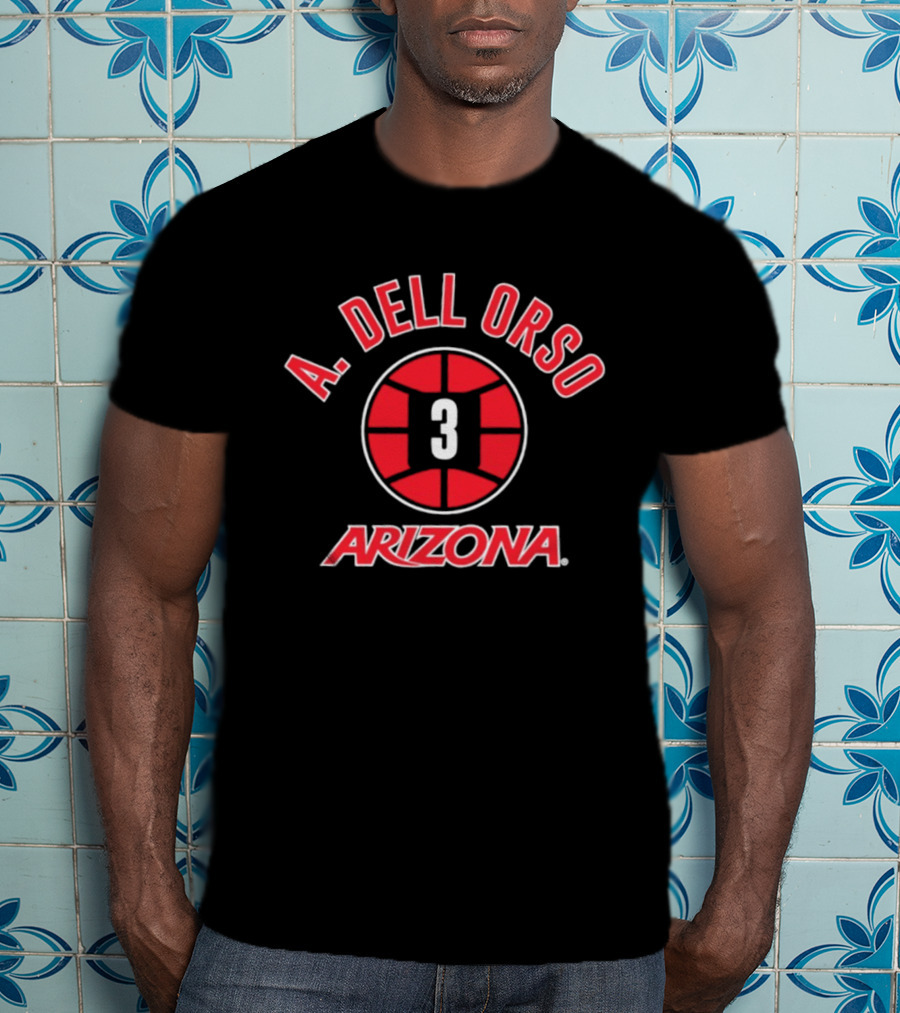 A. Dell Orso 3 Arizona Wildcats Basketball T-Shirt