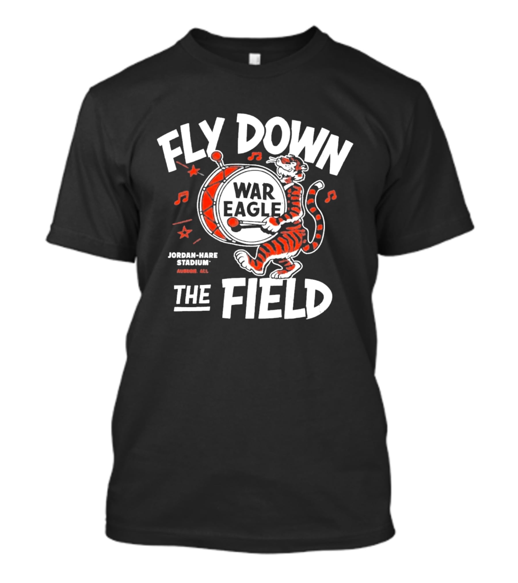 Auburn Tigers War Eagle Fly Down The Field T-Shirt