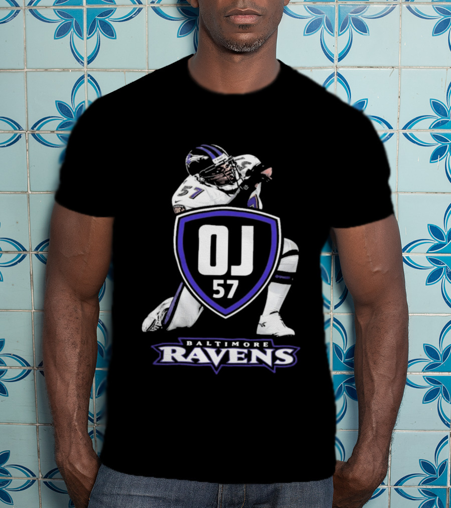 Baltimore Ravens OJ 57 Football Player T-Shirt