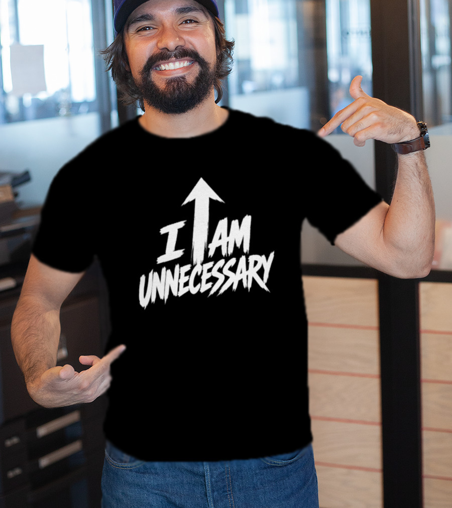 Ethan Iglesias I Am Unnecessary Arrow T-Shirt