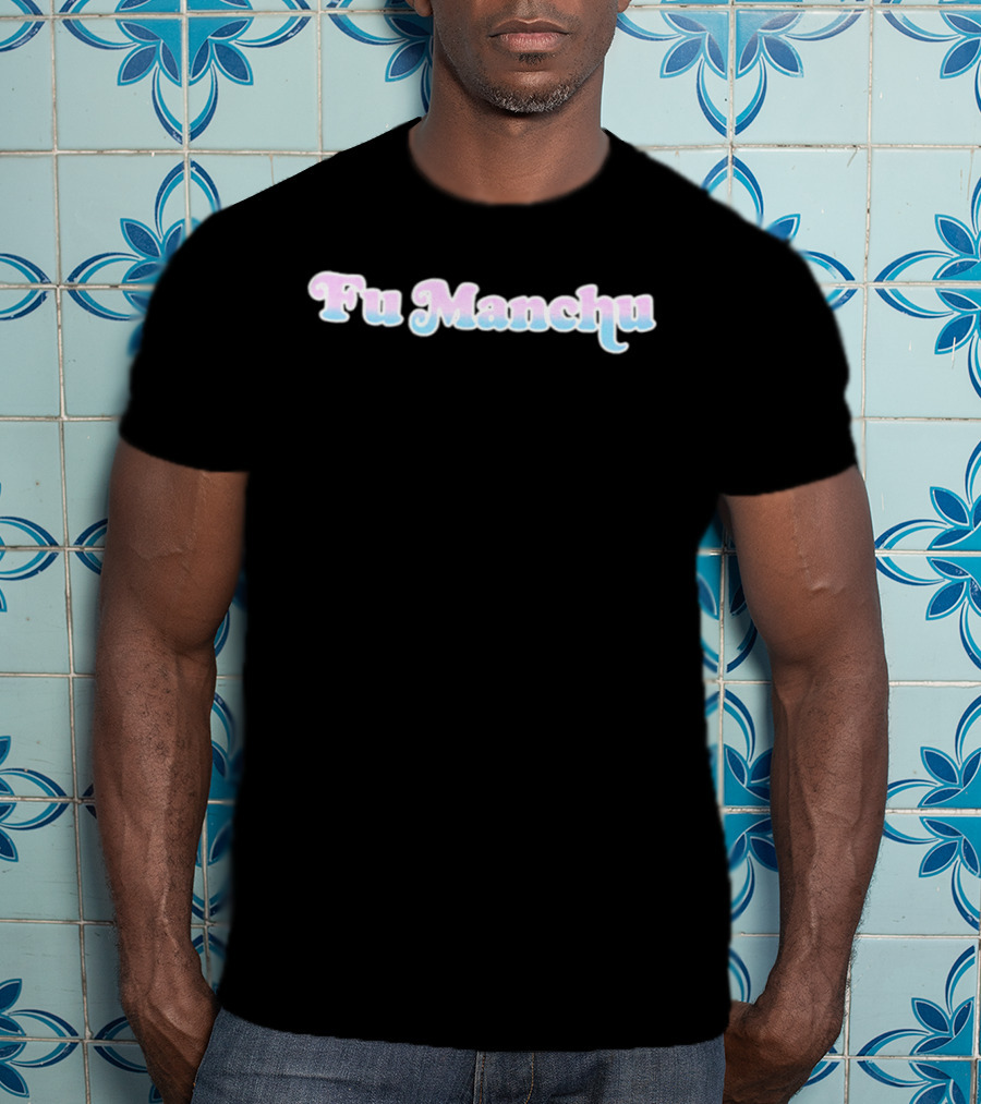 Fu Manchu The Action Is Go Sexy Girl Two Sided T-Shirt
