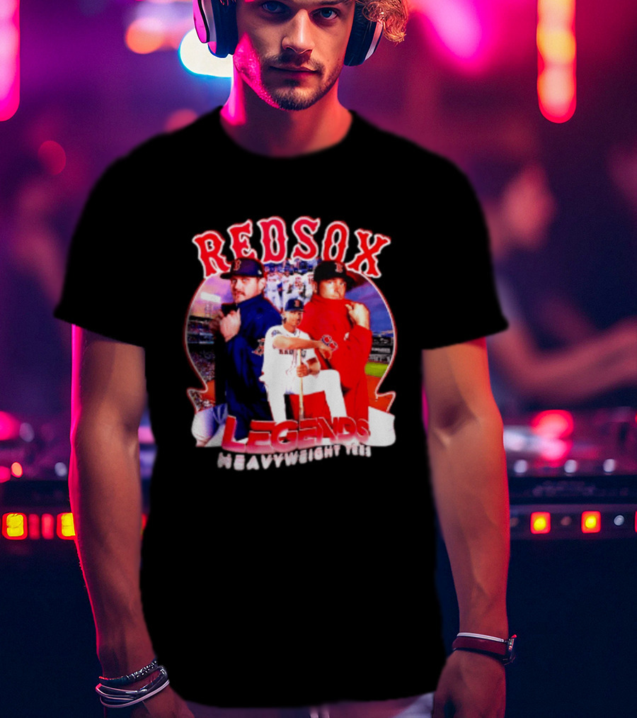 Boston Red Sox Legends Heavyweight Hits Abreu And Duran T-Shirt