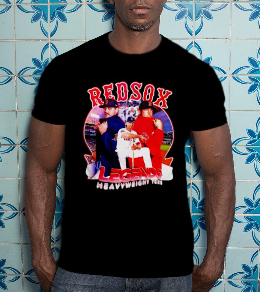 Boston Red Sox Legends Heavyweight Hits Abreu And Duran T-Shirt