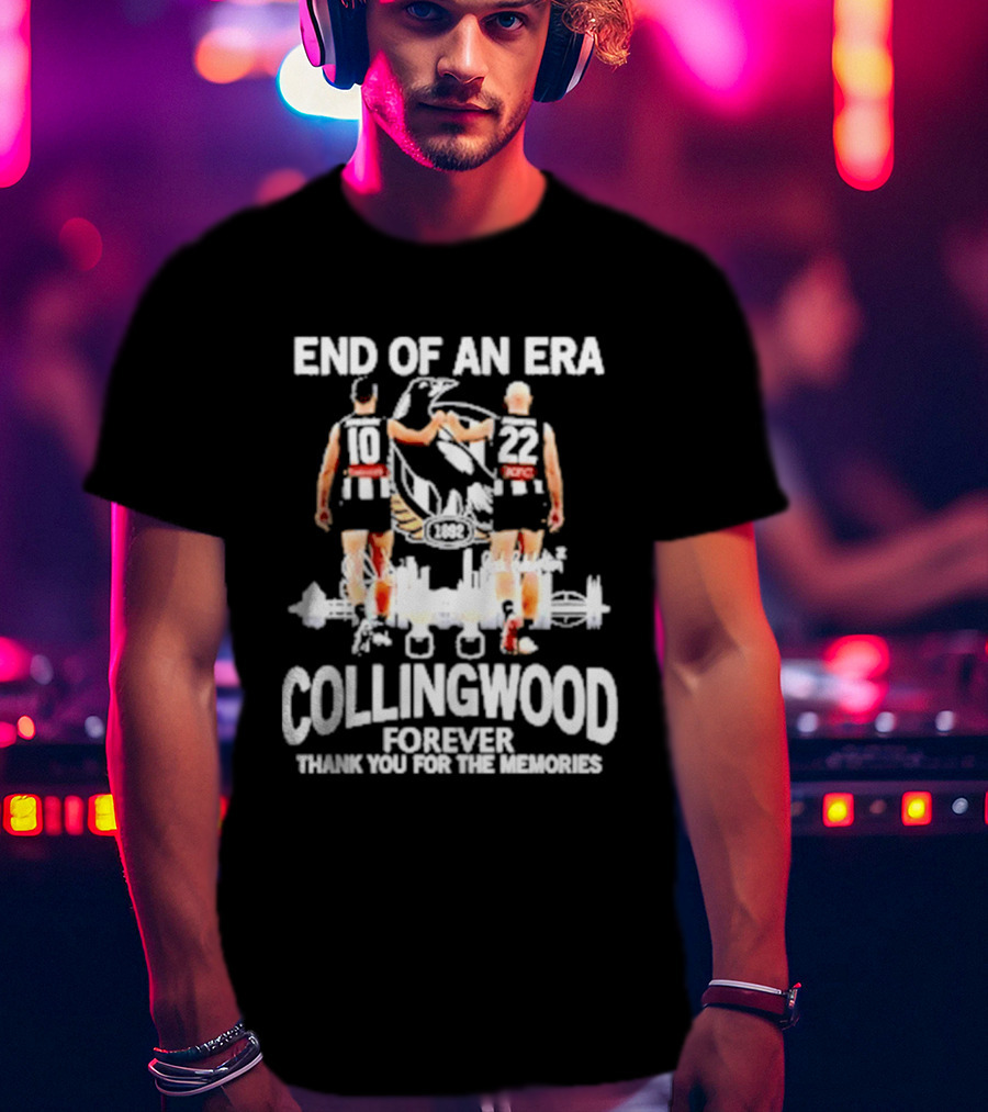 End Of An Era Collingwood Forever Thank You For The Memories T-Shirt
