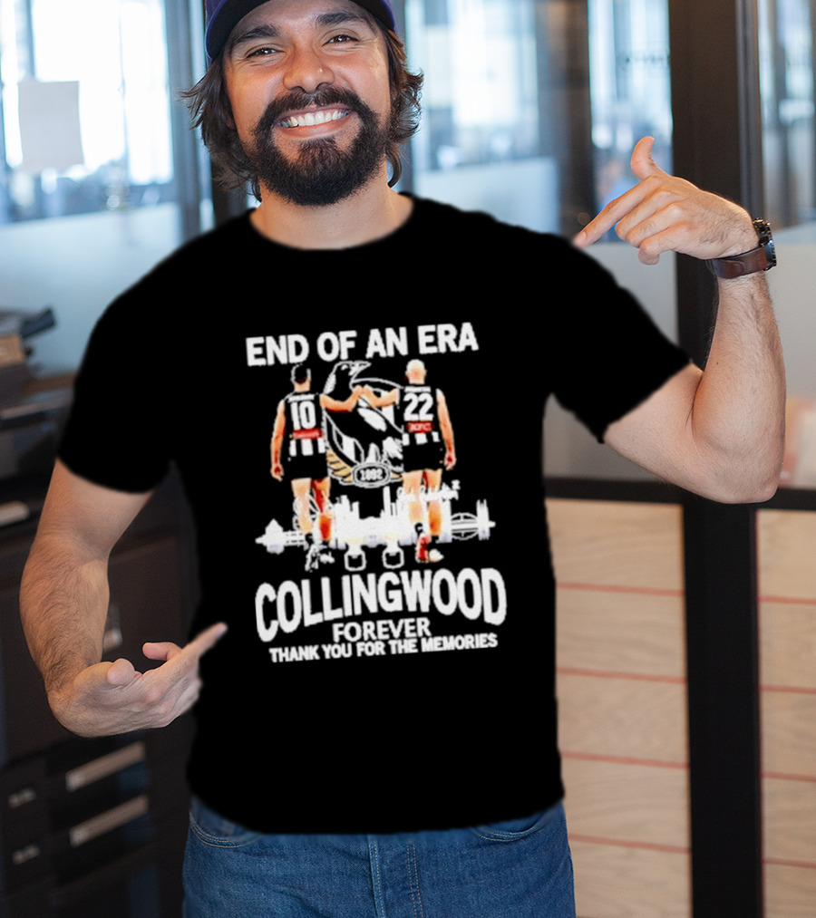 End Of An Era Collingwood Forever Thank You For The Memories T-Shirt