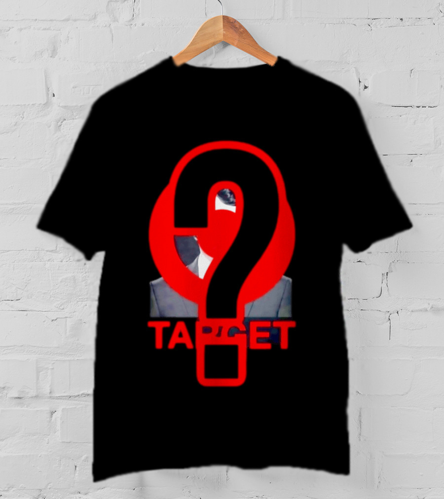 Markdown Target Question Mark Political Satire T-Shirt