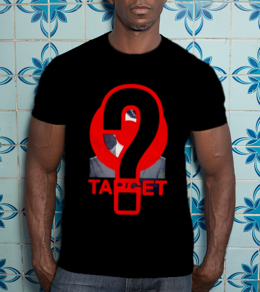 Markdown Target Question Mark Political Satire T-Shirt
