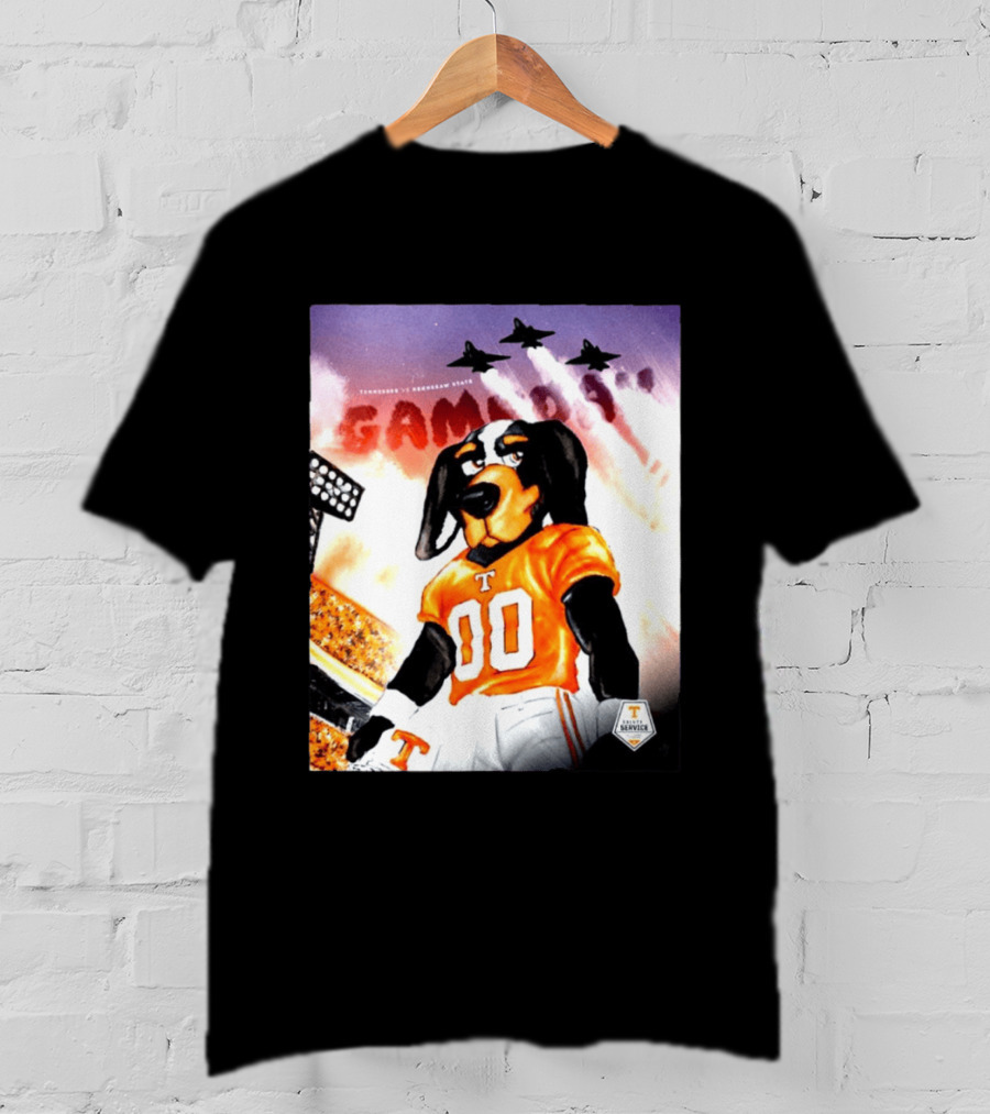 Tennessee Volunteers Smokey 00 Game Day Jets Flyover Stadium Lights T-Shirt