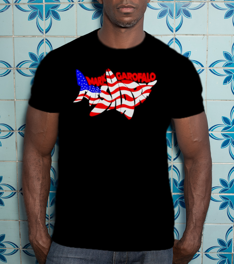 The American Muscle Shark USA Mark Garofalo Mark The Shark T-Shirt