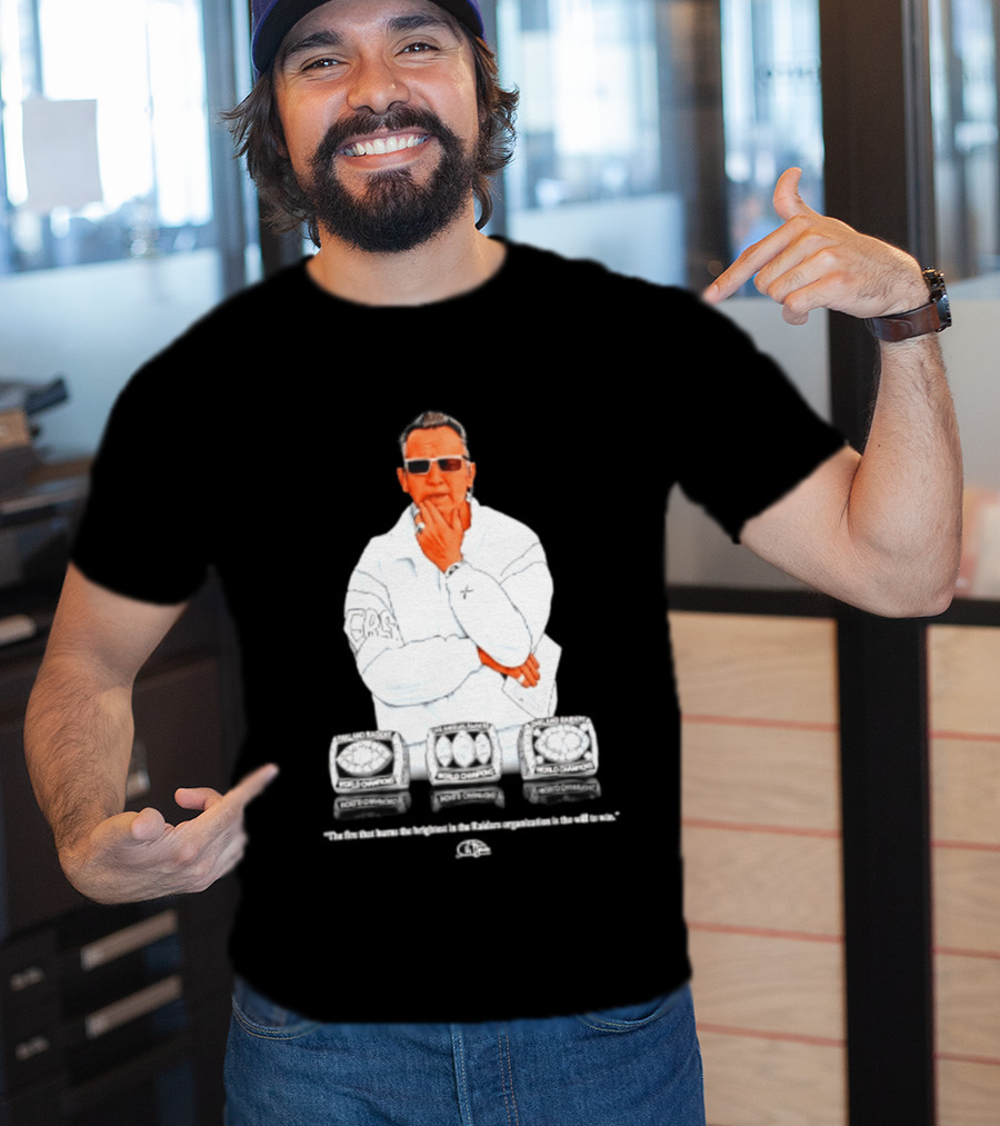 Maxx Crosby Las Vegas Raiders Al Davis World Champion Rings T-Shirt