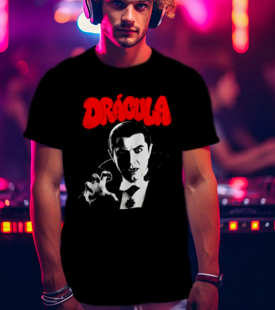 Tropical Death Dracula Bela Lugosi Vampire Horror T-Shirt