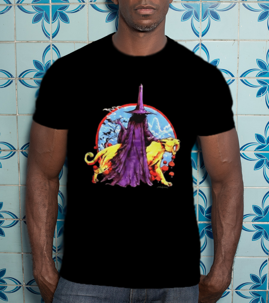 Wizard And Smilodon Super Teenage Death Star Group Intemperance Talent T-Shirt