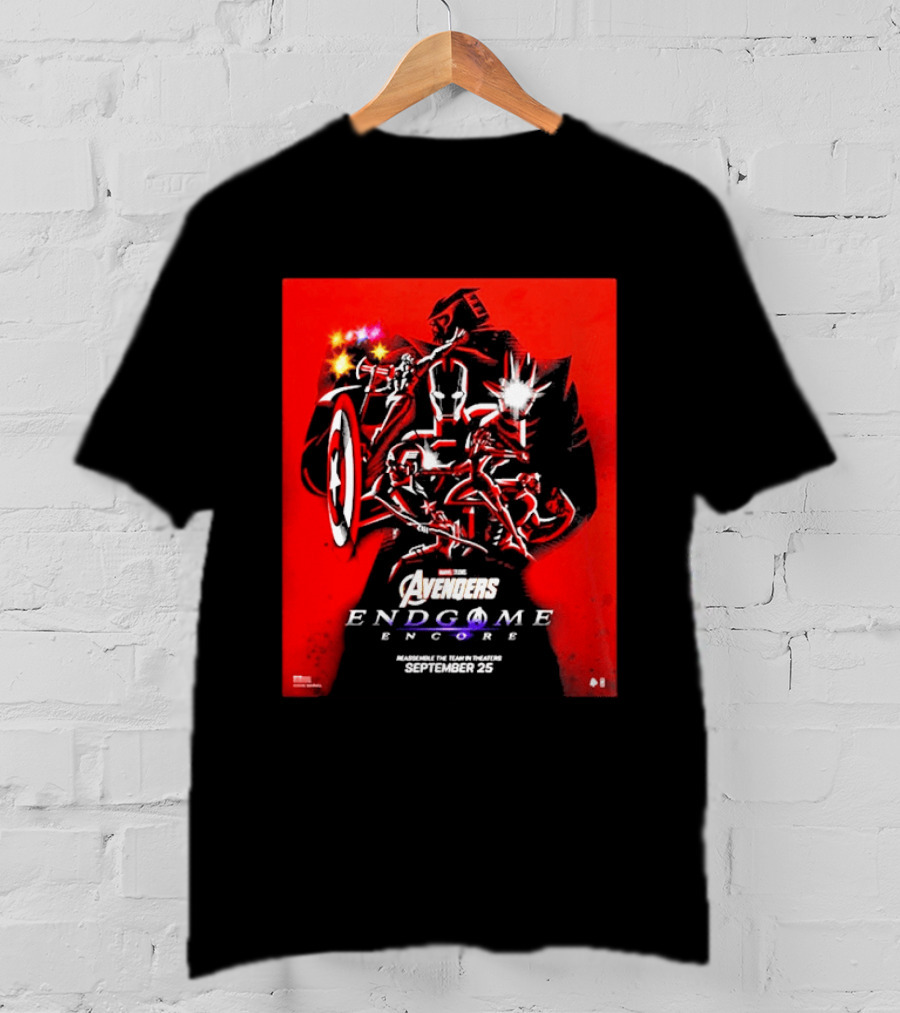 Avengers Endgame Encore 2026 Marvel Studios September 25 T-Shirt
