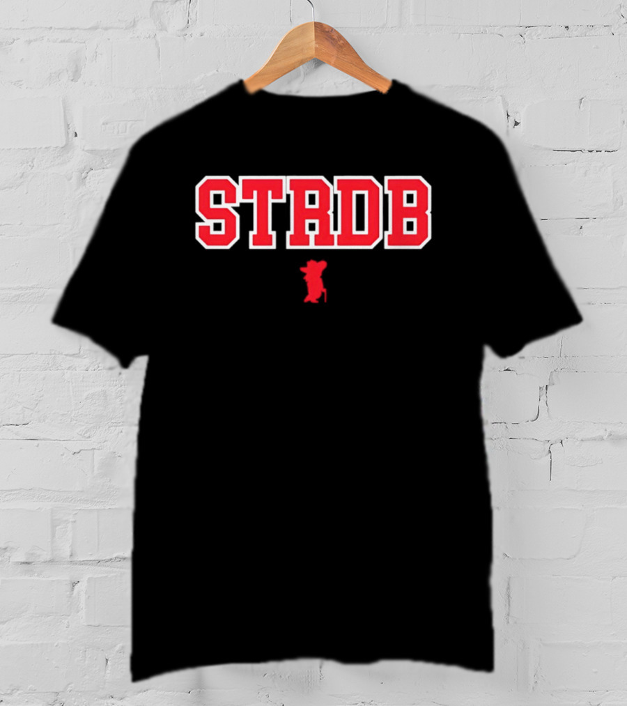 Ole Miss Rebels NCAA Football STRDB Retro Style Block Letters T-Shirt