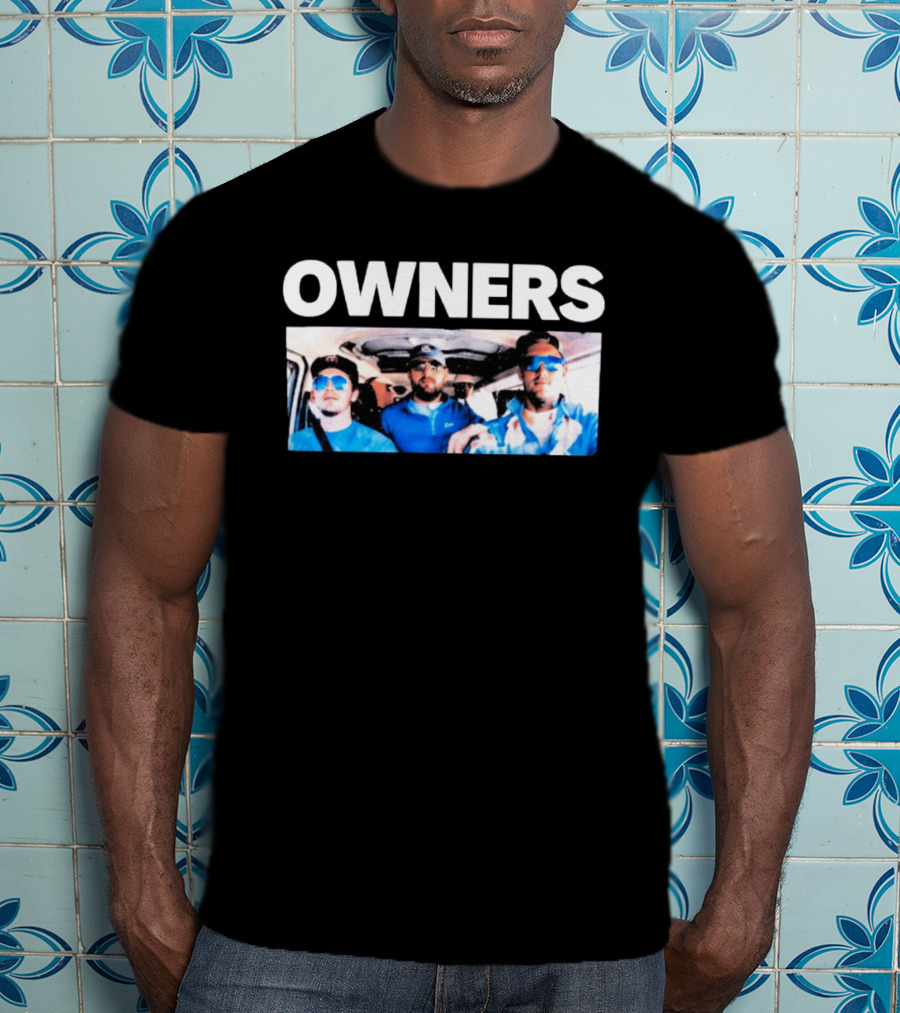 OWNERS Ride Together Sunglasses And Blue Outfits T-Shirt