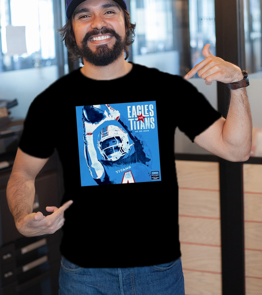 Eagles Vs Titans September 20 2026 Nissan Stadium Nashville TN T-Shirt