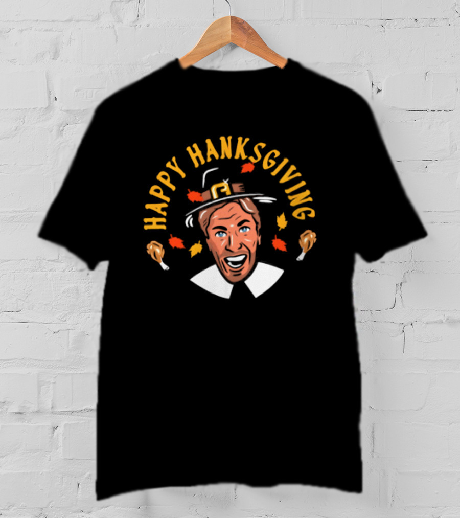 Rangers Henrik Lundqvist Happy Hanksgiving Thanksgiving T-Shirt