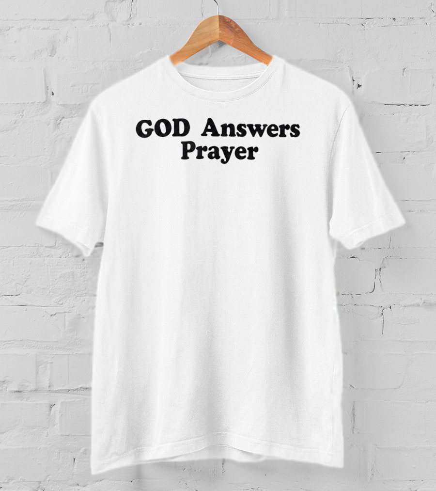 Bijan Robinson Falcons GOD Answers Prayer T-Shirt
