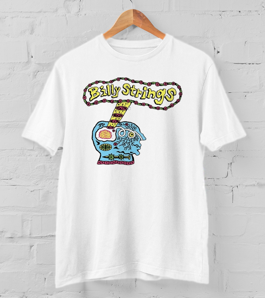 Billy Strings Fall 2026 Merchandise Head Lanceleee Psychedelic Brain T-Shirt
