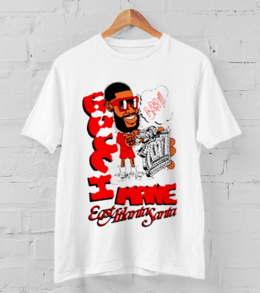 Gucci Mane Brr East Atlanta Santa Christmas T-Shirt