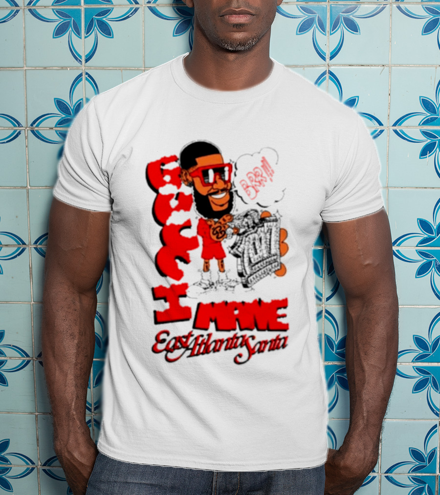Gucci Mane Brr East Atlanta Santa Christmas T-Shirt