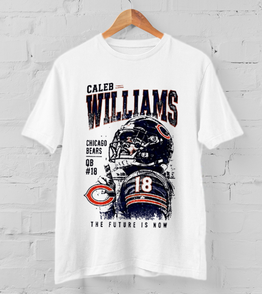 Caleb Williams Chicago Bears QB #18 The Future Is Now T-Shirt