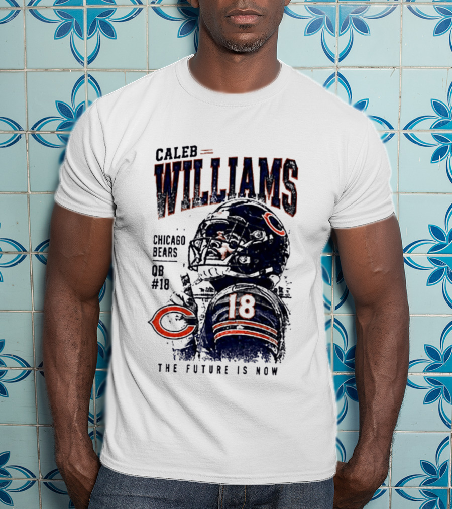 Caleb Williams Chicago Bears QB #18 The Future Is Now T-Shirt