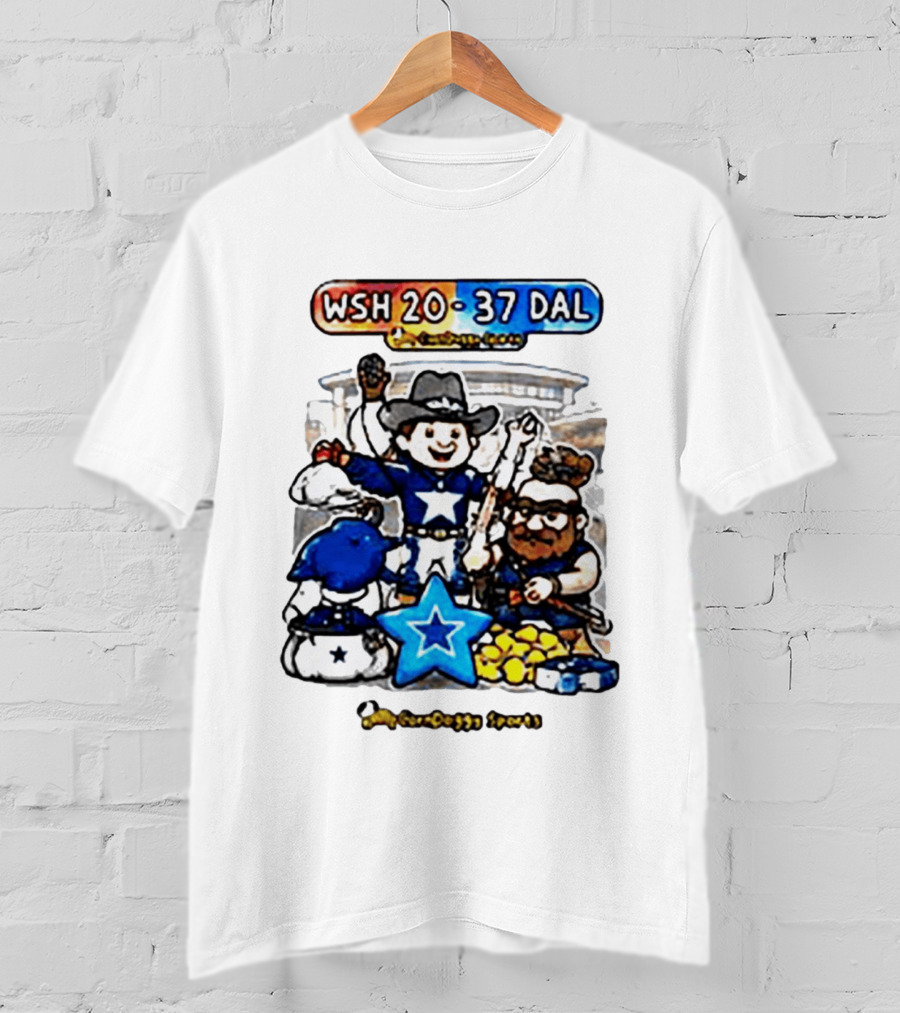 WSH 20 37 DAL Victory Celebration Cowboys Stadium T-Shirt