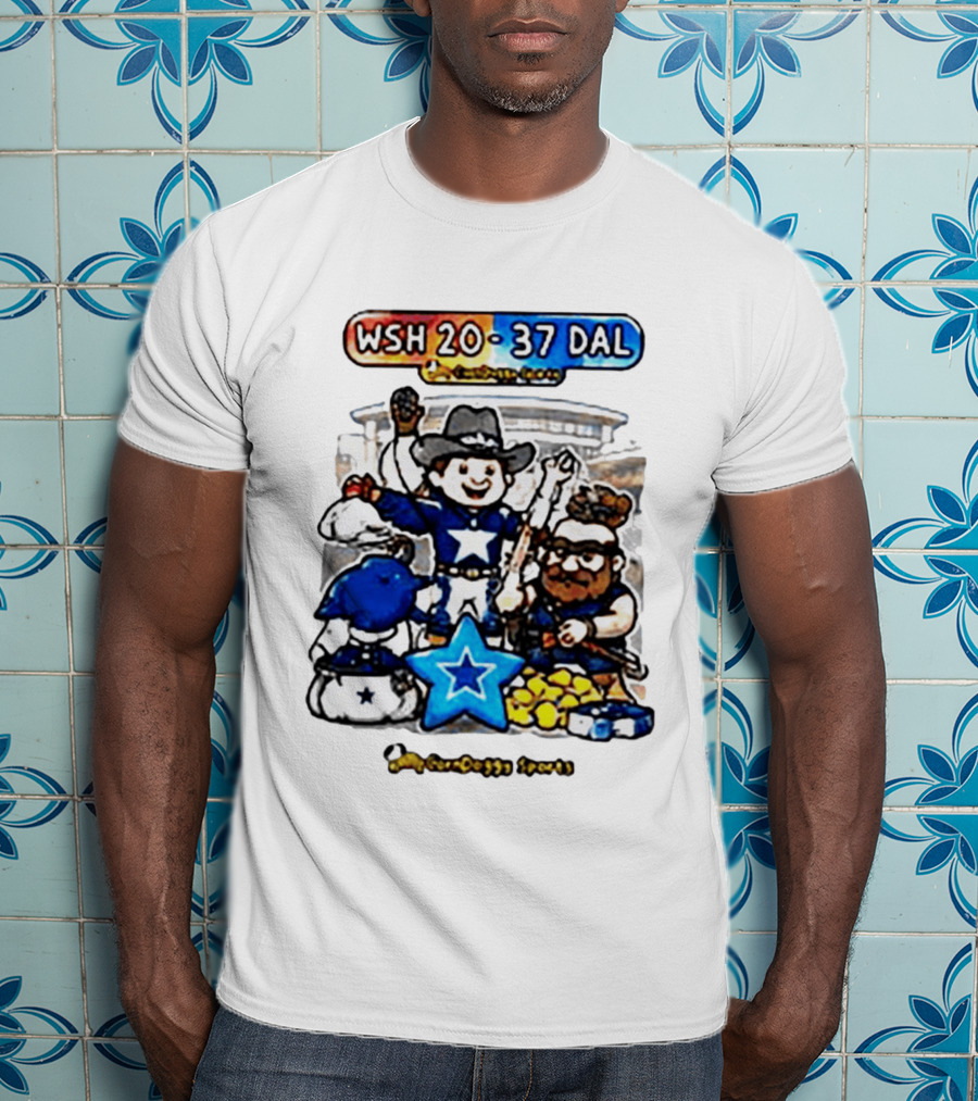 WSH 20 37 DAL Victory Celebration Cowboys Stadium T-Shirt