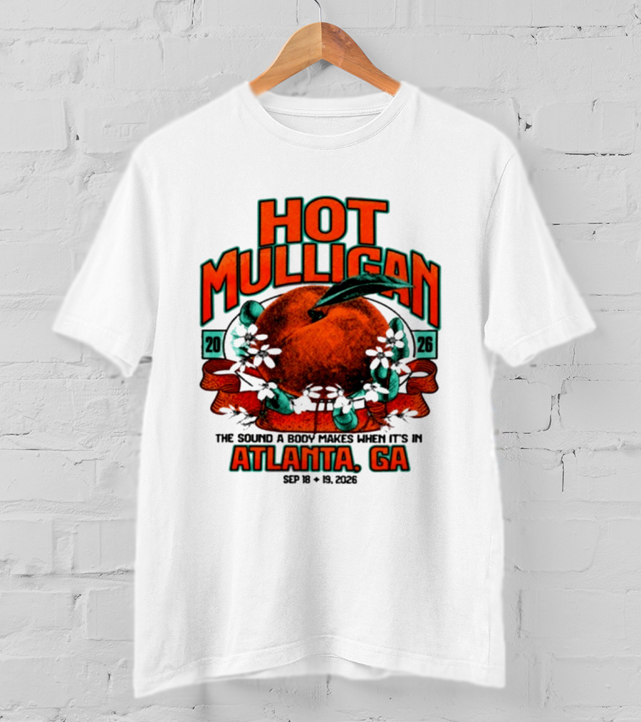 Hot Mulligan The Sound A Body Makes Atlanta GA 2026 T-Shirt