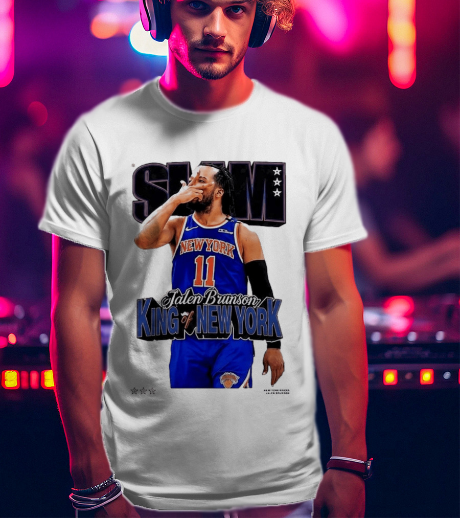 SLAM Magazine Jalen Brunson King Of New York Basketball 11 T-Shirt