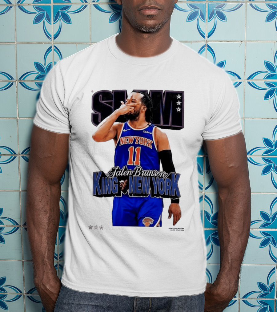 SLAM Magazine Jalen Brunson King Of New York Basketball 11 T-Shirt