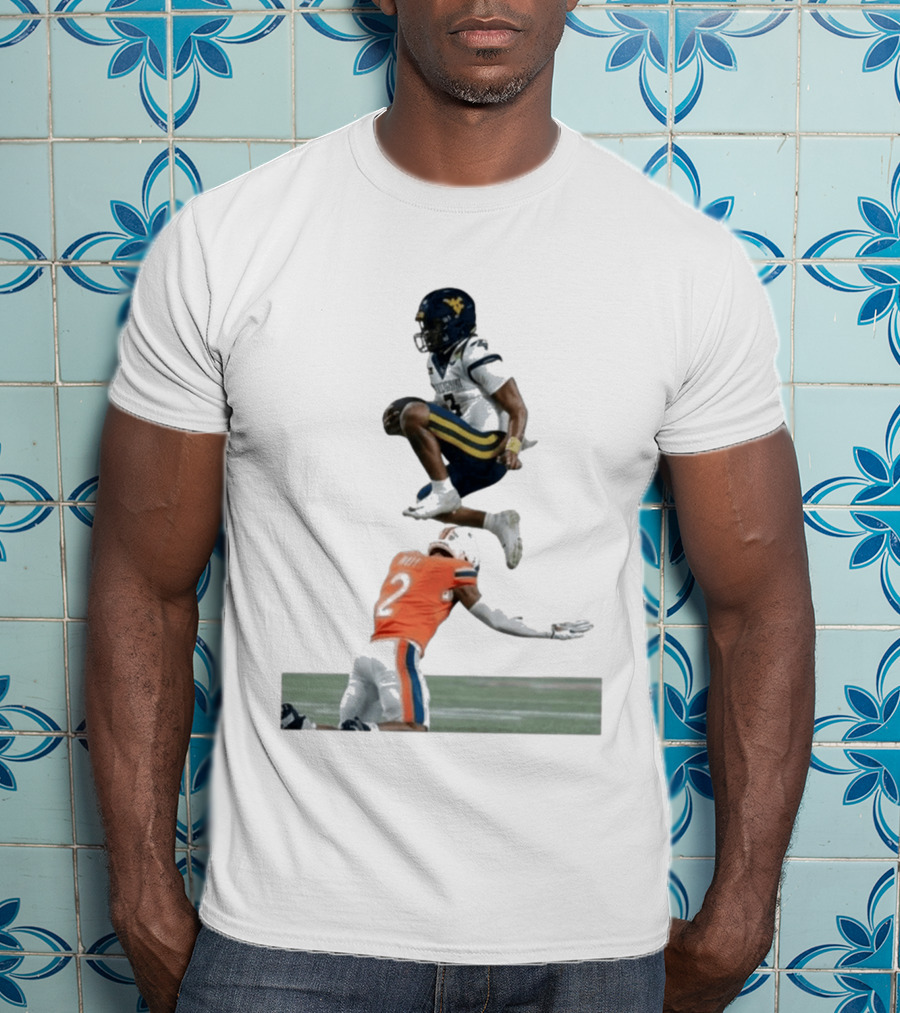 Michael Hawkins Jr Donavon Platt Football Leap Duke's Mayo T-Shirt
