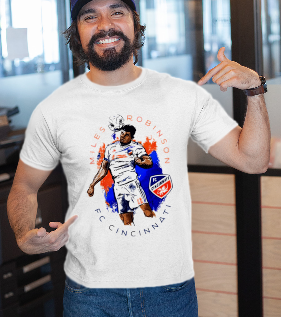 Miles Robinson FC Cincinnati Player Make Your Mark T-Shirt