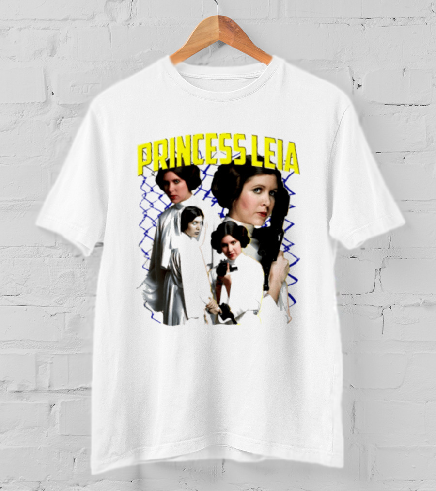 Princess Leia Star Wars Legends Bootleg Retro Fan T-Shirt