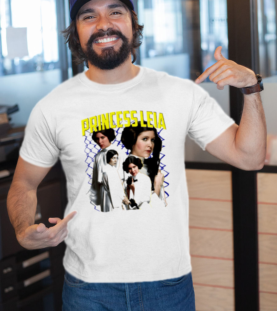 Princess Leia Star Wars Legends Bootleg Retro Fan T-Shirt