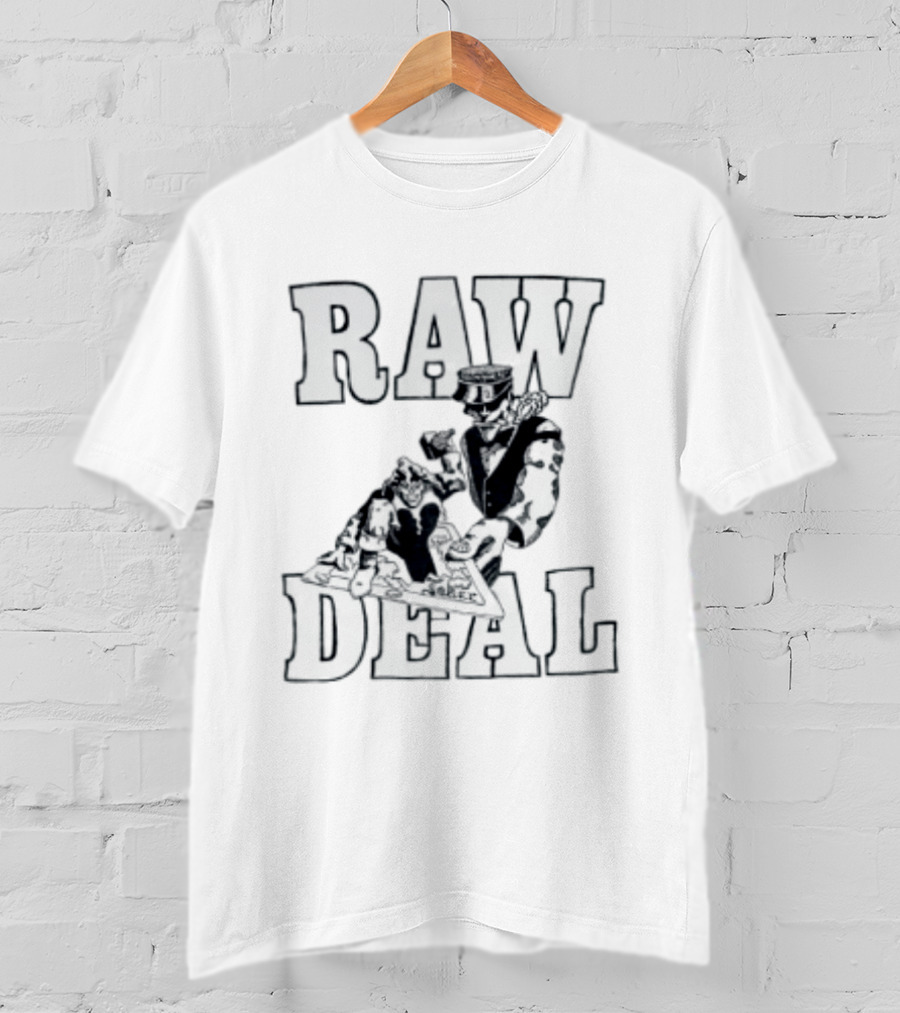 Raw Deal Joker Playing Card Jester T-Shirt