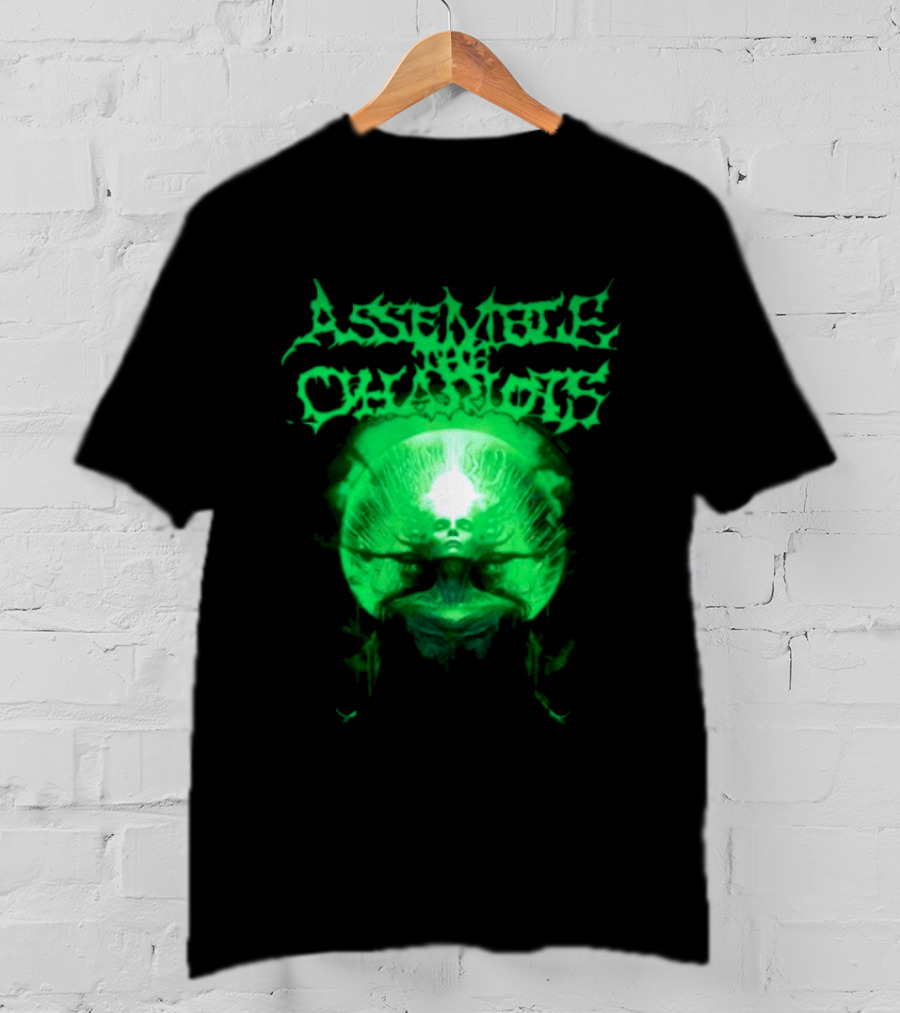 Indiemerchstore Assemble The Chariots Green Divine Glowing Entity T-Shirt