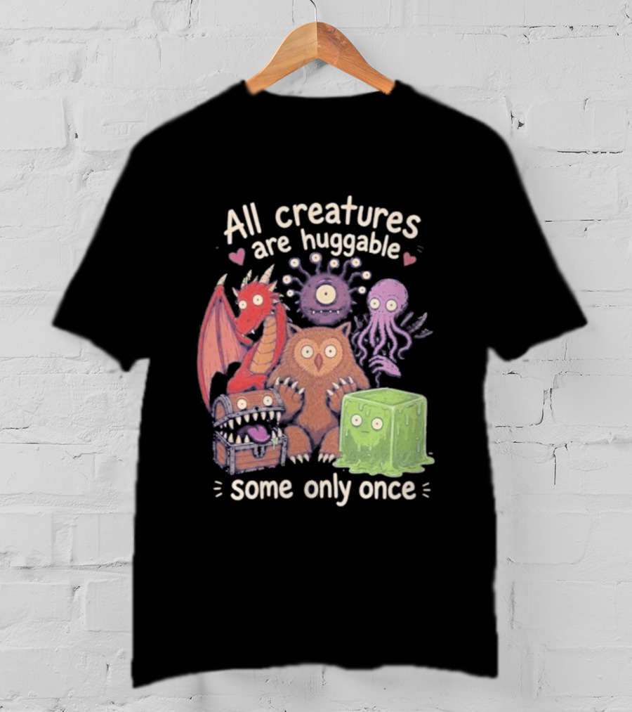 Dungeons & Dragons Creatures Huggable Once Cute Monster T-Shirt