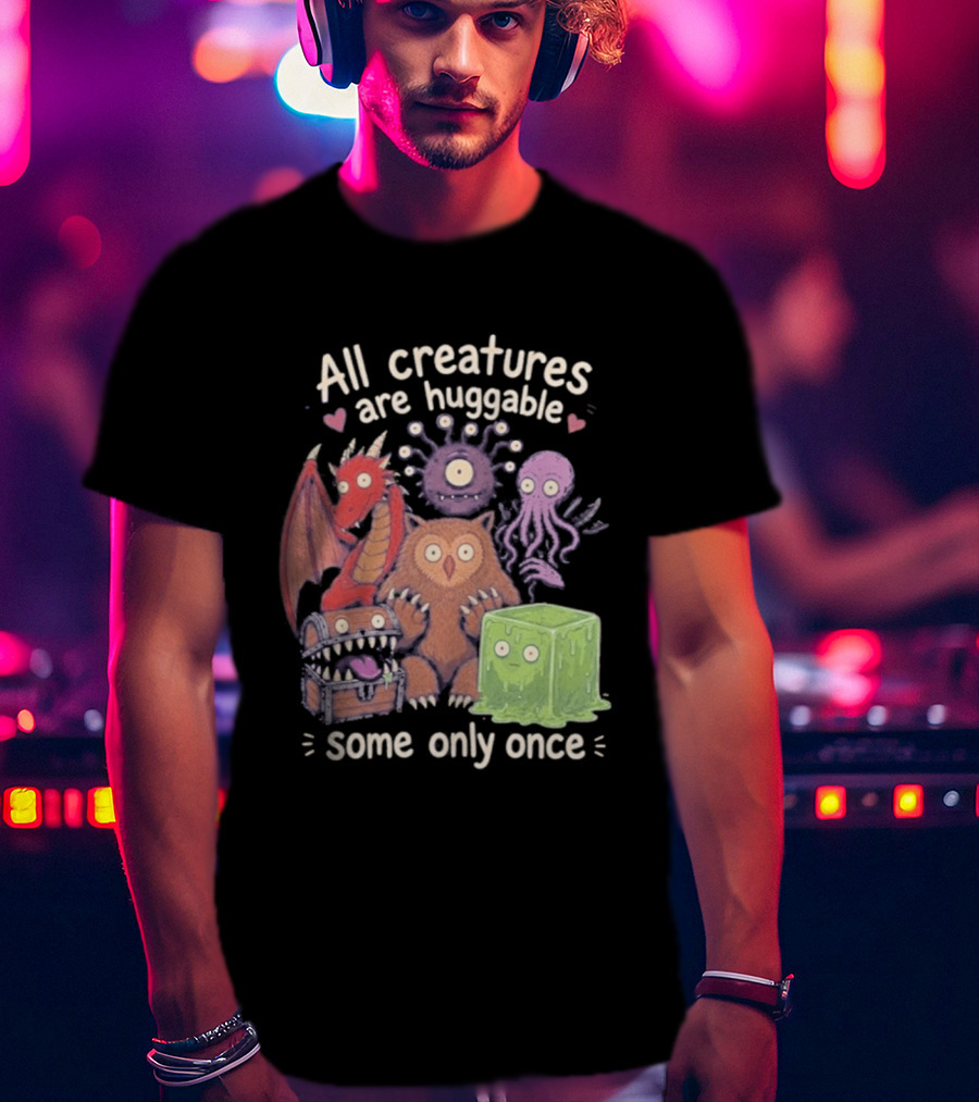 Dungeons & Dragons Creatures Huggable Once Cute Monster T-Shirt