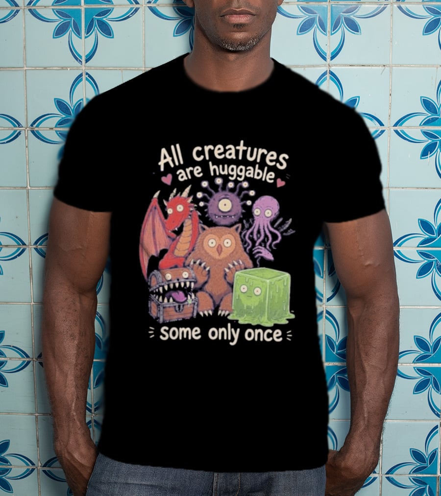 Dungeons & Dragons Creatures Huggable Once Cute Monster T-Shirt