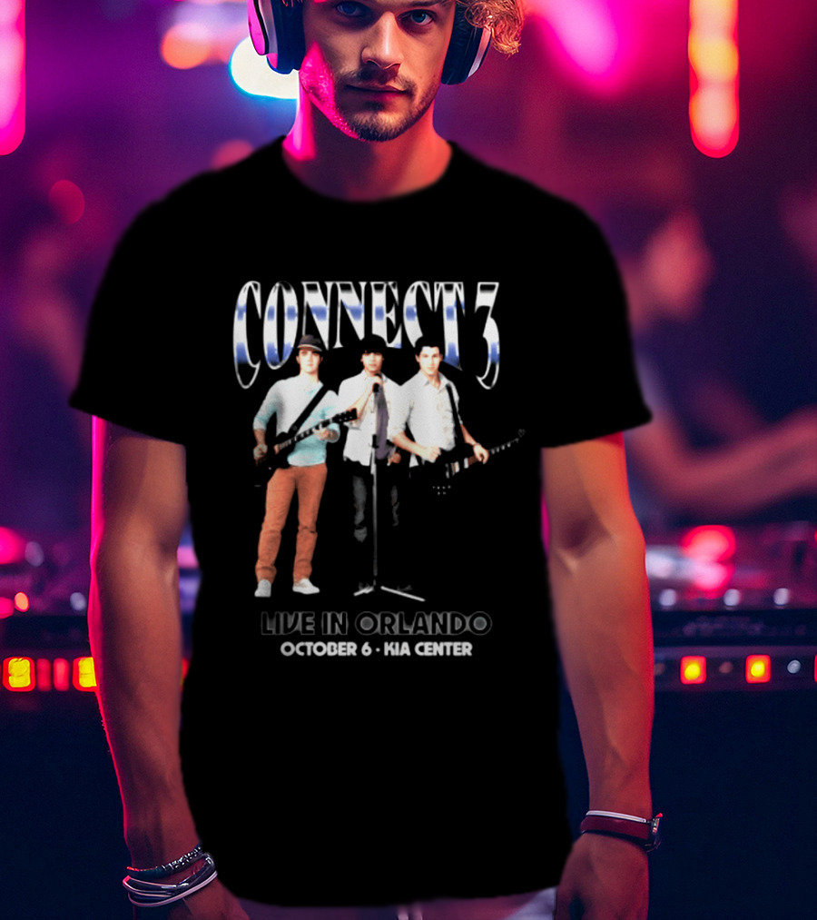 Connect 3 Live In Orlando October 6 Hia Center T-Shirt